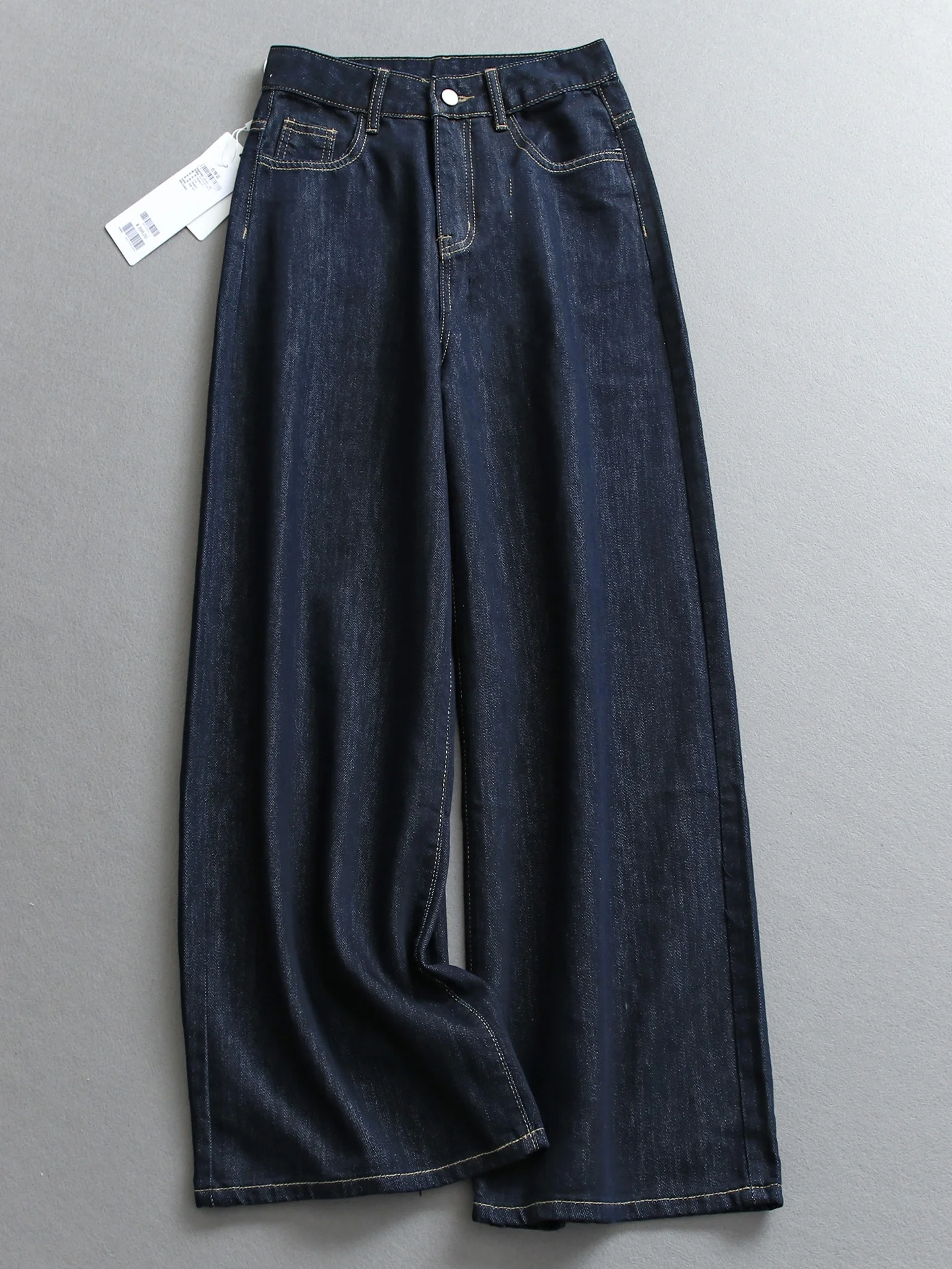 Deep Blue High Waist Loose Straight Leg Jeans Women's Long Pants Casual Versatile Wide Leg Denim Skinnifying Trousers
Deep Blue High Waist Loose Straight Leg Jeans Women's Long Pants Casual Versatile Wide Leg Denim Skinnifying Trousers