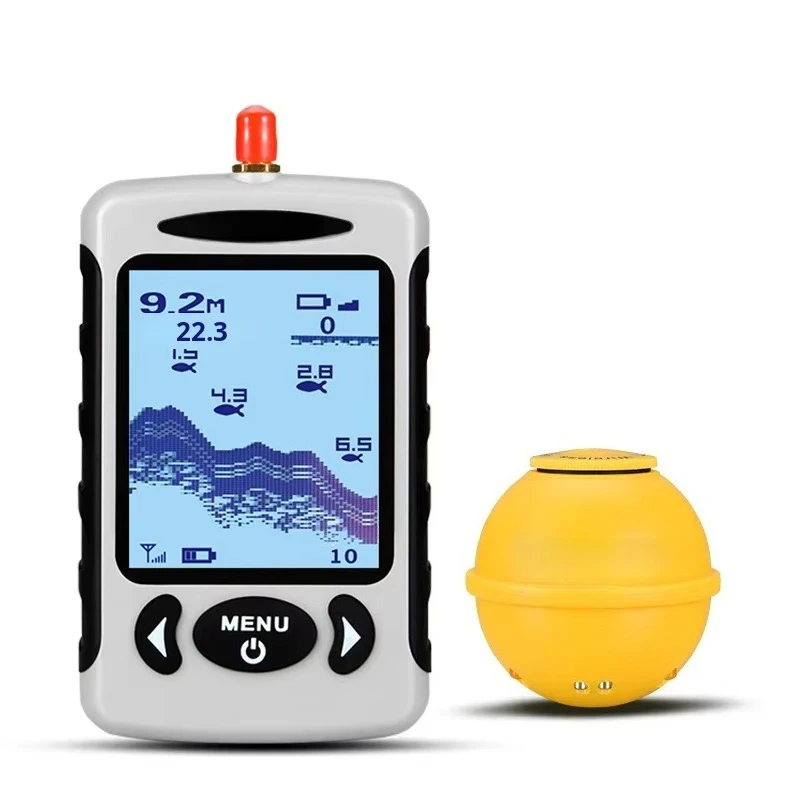 Fish Finder Portable Wireless LCD Display IP68 Waterproof Mobile Phone Fishing Supplies with 0.6M-30M Detecting Range
Fish Finder Portable Wireless LCD Display IP68 Waterproof Mobile Phone Fishing Supplies with 0.6M-30M Detecting Range