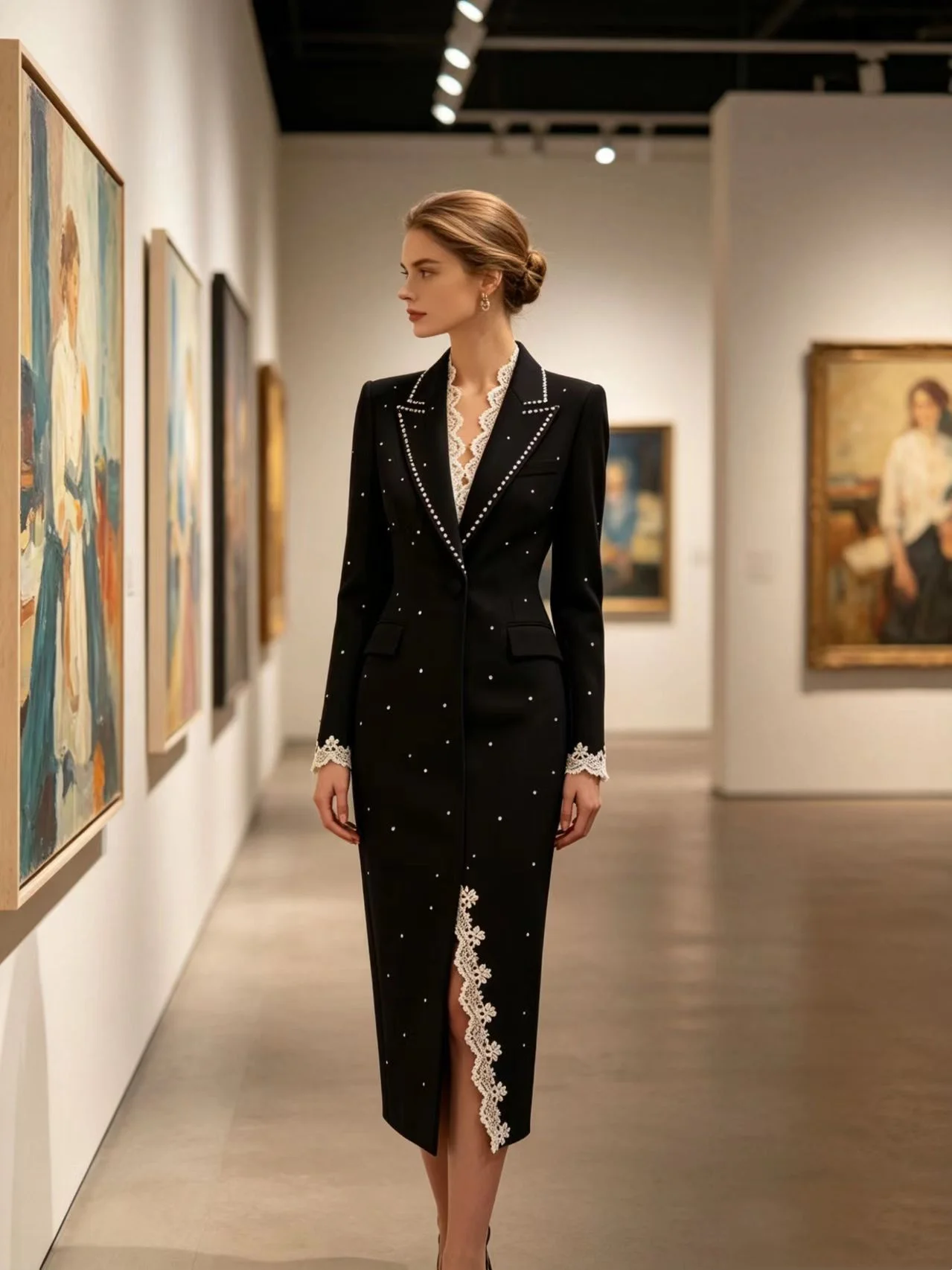Black Crystals Prom Dress Women Suit 1 Pcs Long Blazer Cotton Spring Formal Office Lady Jacket Customized Wedding Guest Coat
Black Crystals Prom Dress Women Suit 1 Pcs Long Blazer Cotton Spring Formal Office Lady Jacket Customized Wedding Guest Coat