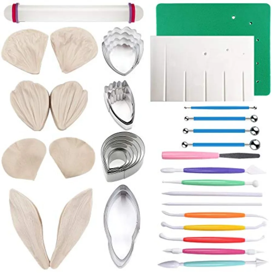 Набор инструментов для кондитерской пасты и фонтанчика (фонданта) - 4 формочки для цветов из кондитерской пасты, 4 силиконовые формы для цветов из фонданта, 1 разделитель для теста, 1 поролоновая подложка
Набор инструментов для кондитерской пасты и фонтанчика (фонданта) - 4 формочки для цветов из кондитерской пасты, 4 силиконовые формы для цветов из фонданта, 1 разделитель для теста, 1 поролоновая подложка