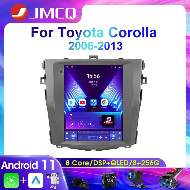 JMCQ 2Din 4G Android 11 Car Stereo Radio Multimedia Video Player For Toyota Corolla 2006 2007-2013 Navigation GPS Carplay
JMCQ 2Din 4G Android 11 Car Stereo Radio Multimedia Video Player For Toyota Corolla 2006 2007-2013 Navigation GPS Carplay