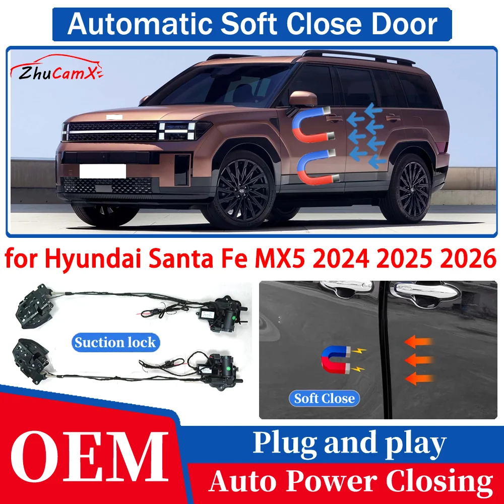 ZJCGO for Hyundai Santa Fe MX5 2024 2025 2026 OEM Car Automatic Soft Close Door Electric Suction Kit Auto Power Closing System
ZJCGO for Hyundai Santa Fe MX5 2024 2025 2026 OEM Car Automatic Soft Close Door Electric Suction Kit Auto Power Closing System