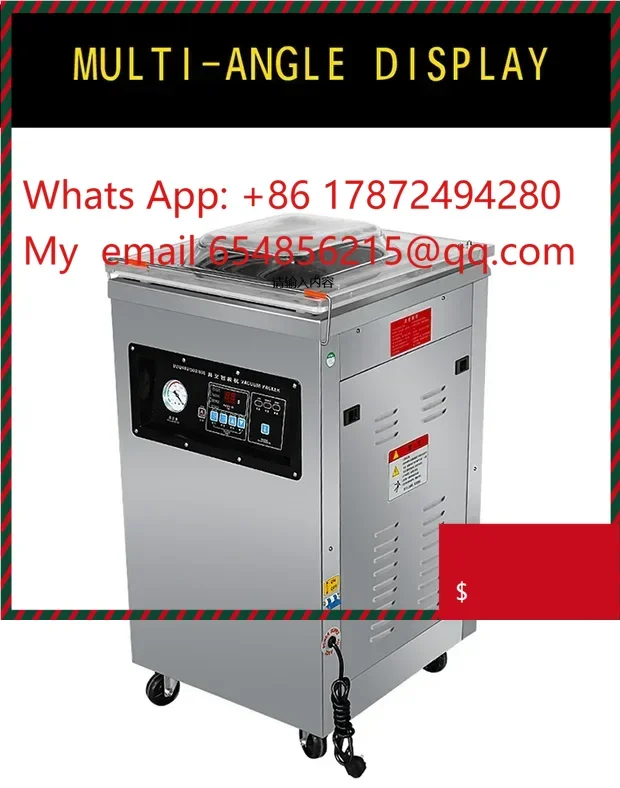 Commercial Food Meat Packaging Vacuum Sealer Machine DZ400/2D
Commercial Food Meat Packaging Vacuum Sealer Machine DZ400/2D