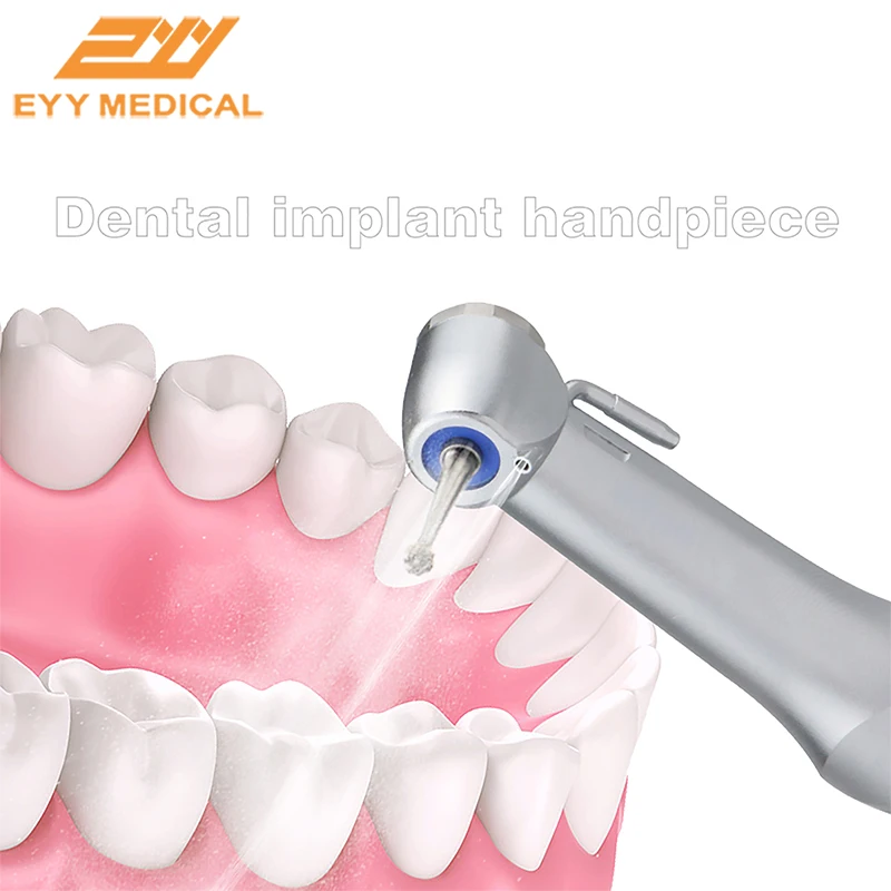 EYY Dental Handpiece Implant 20:1 Low Speed Surgery Contra Angle Handpiece SG20 Air Turbine Implant Dentistry Tools Implant Tips
EYY Dental Handpiece Implant 20:1 Low Speed Surgery Contra Angle Handpiece SG20 Air Turbine Implant Dentistry Tools Implant Tips