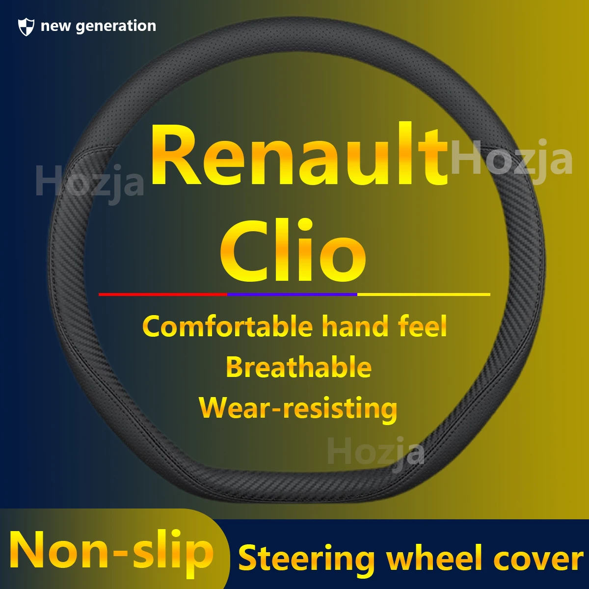 Auto Steering Wheel Cover For Renault Clio 4 Clio 5 Clio 3 2024 2020 2019 2017 Non-slip Breathable Carbon Fiber Cars Accessories
Auto Steering Wheel Cover For Renault Clio 4 Clio 5 Clio 3 2024 2020 2019 2017 Non-slip Breathable Carbon Fiber Cars Accessories