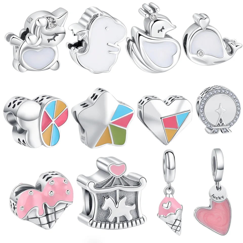 Hot Sales Original 925 Sterling Silver heart Animal Charms Beads for Original Pendants Bracelets Charms Dangle DIY Jewelry Gift
Hot Sales Original 925 Sterling Silver heart Animal Charms Beads for Original Pendants Bracelets Charms Dangle DIY Jewelry Gift