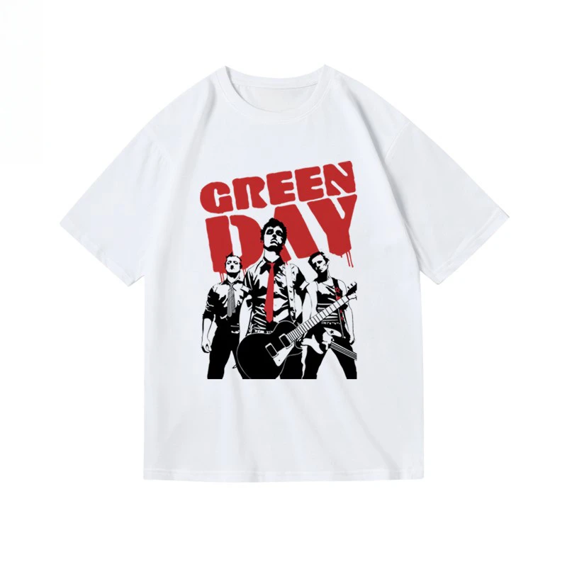 2025 Новая модная летняя футболка Greenday Green Day, американская панк-группа, рок-одежда, хлопковая футболка с короткими рукавами для мужчин и женщин, унисекс
2025 Новая модная летняя футболка Greenday Green Day, американская панк-группа, рок-одежда, хлопковая футболка с короткими рукавами для мужчин и женщин, унисекс