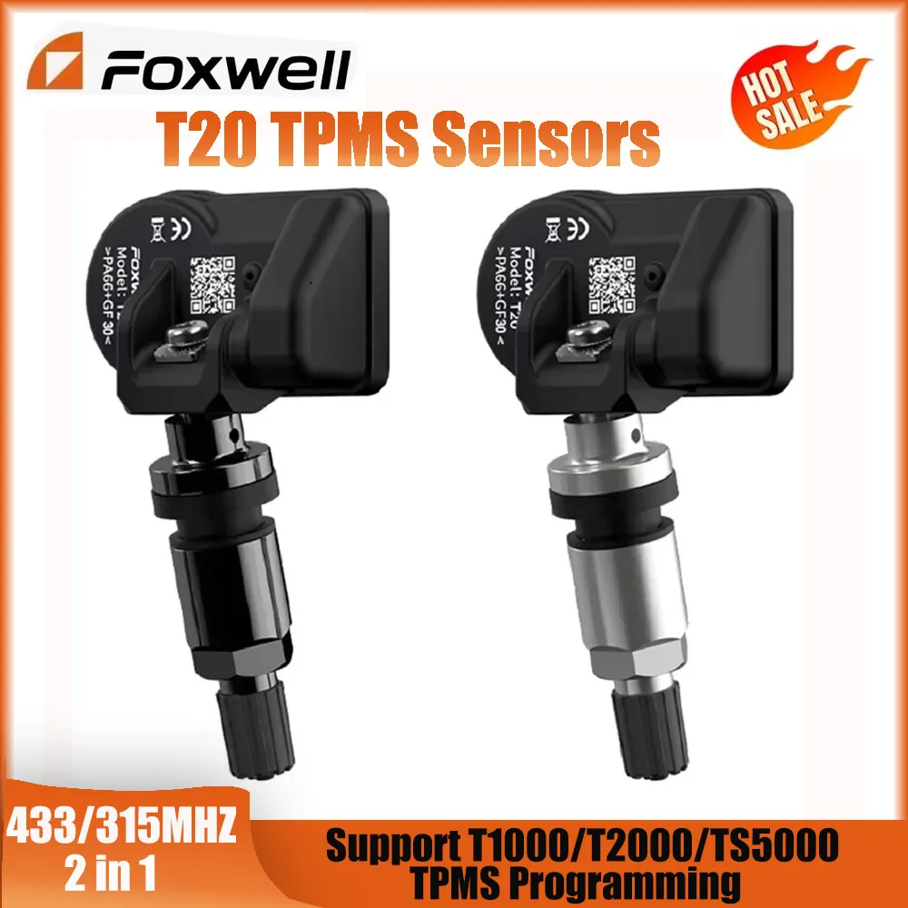 TPMS Tire Pressure Sensor Foxwell T20 Update of T10 433/315MHZ 2in1 Universal Activate Programming Tire Pressure Monitor system
TPMS Tire Pressure Sensor Foxwell T20 Update of T10 433/315MHZ 2in1 Universal Activate Programming Tire Pressure Monitor system