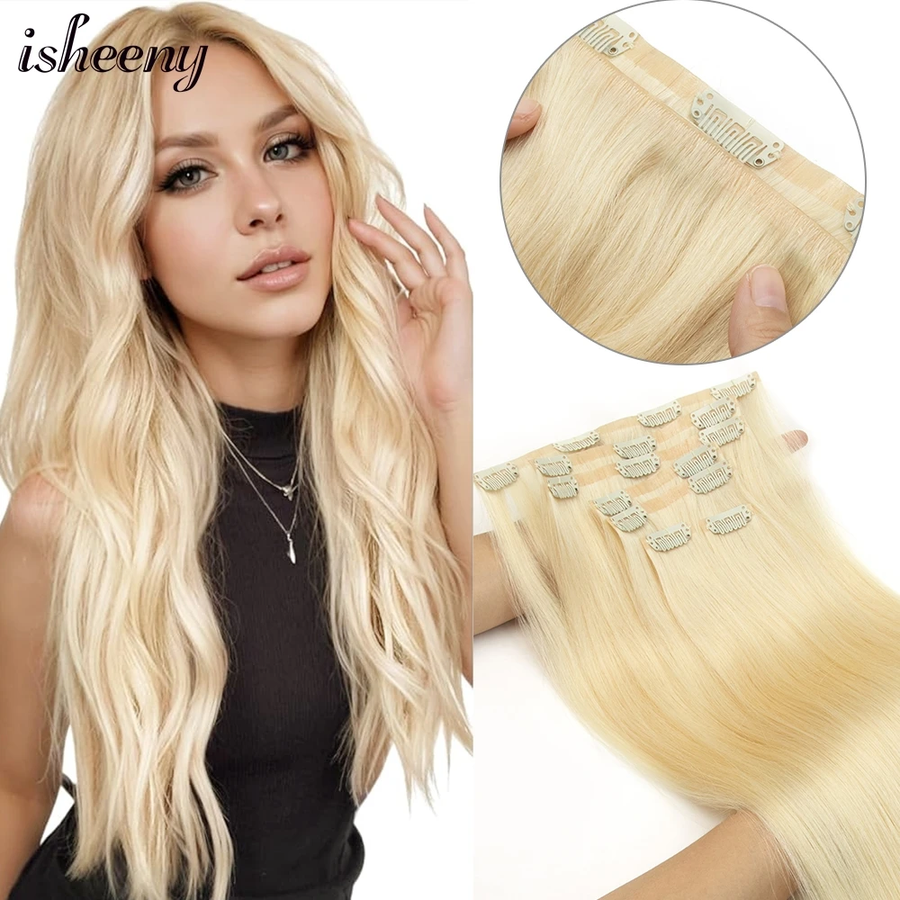 isheeny Blonde Invisible Human Hair Clip in Extensions 12-24 inches Natural Straight Clip in Hair To Add Hair Volume 100g-120g
isheeny Blonde Invisible Human Hair Clip in Extensions 12-24 inches Natural Straight Clip in Hair To Add Hair Volume 100g-120g