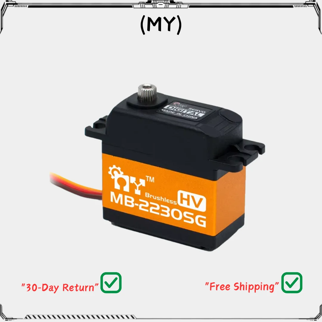 OverShoot MY Servo MB-2230SG 7.4V 42KG Brushless Metal Steering Gear Drone Model Remote Control Car Accessories
OverShoot MY Servo MB-2230SG 7.4V 42KG Brushless Metal Steering Gear Drone Model Remote Control Car Accessories