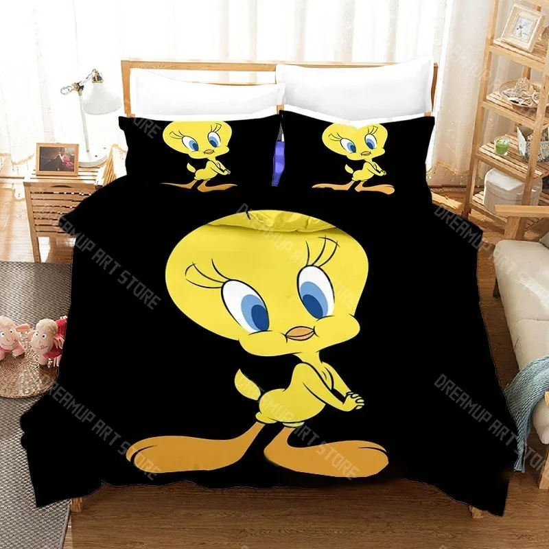 3D Print T-Tweetys Bird Bedding Set Pillowcase Cartoon Duvet Cover Double Twin Full Queen King Adult Kids Bedclothes Quilt Cover
3D Print T-Tweetys Bird Bedding Set Pillowcase Cartoon Duvet Cover Double Twin Full Queen King Adult Kids Bedclothes Quilt Cover