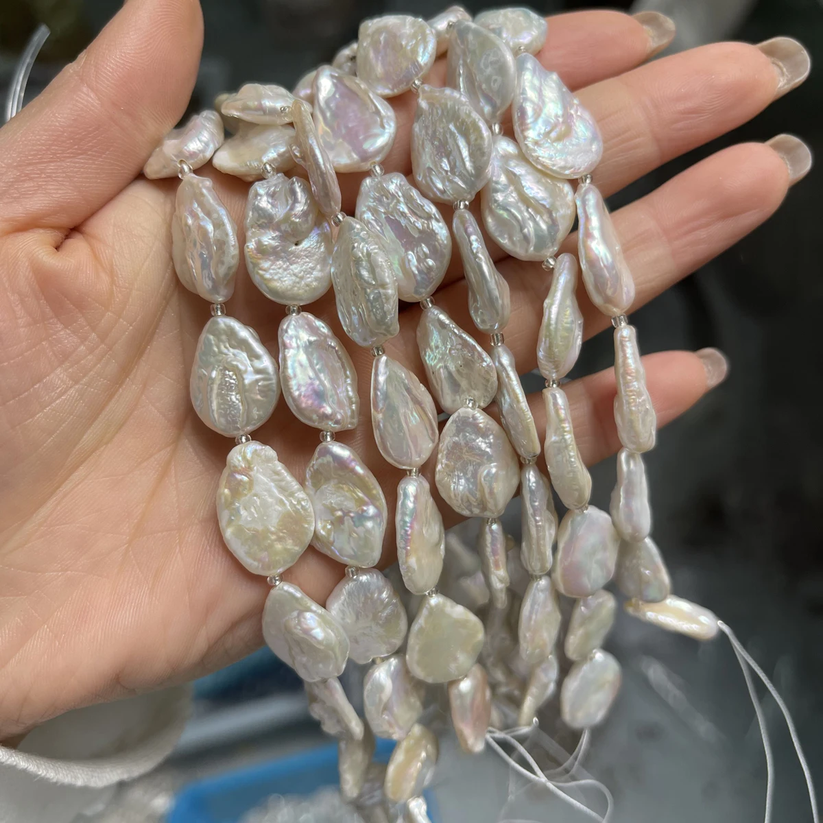 Teardrop Shaped Baroque 18cm Strand Beads Natural Freshwater Pearl Beads for Jewelry Making DIY Bracelet Earrings Accessories
Teardrop Shaped Baroque 18cm Strand Beads Natural Freshwater Pearl Beads for Jewelry Making DIY Bracelet Earrings Accessories