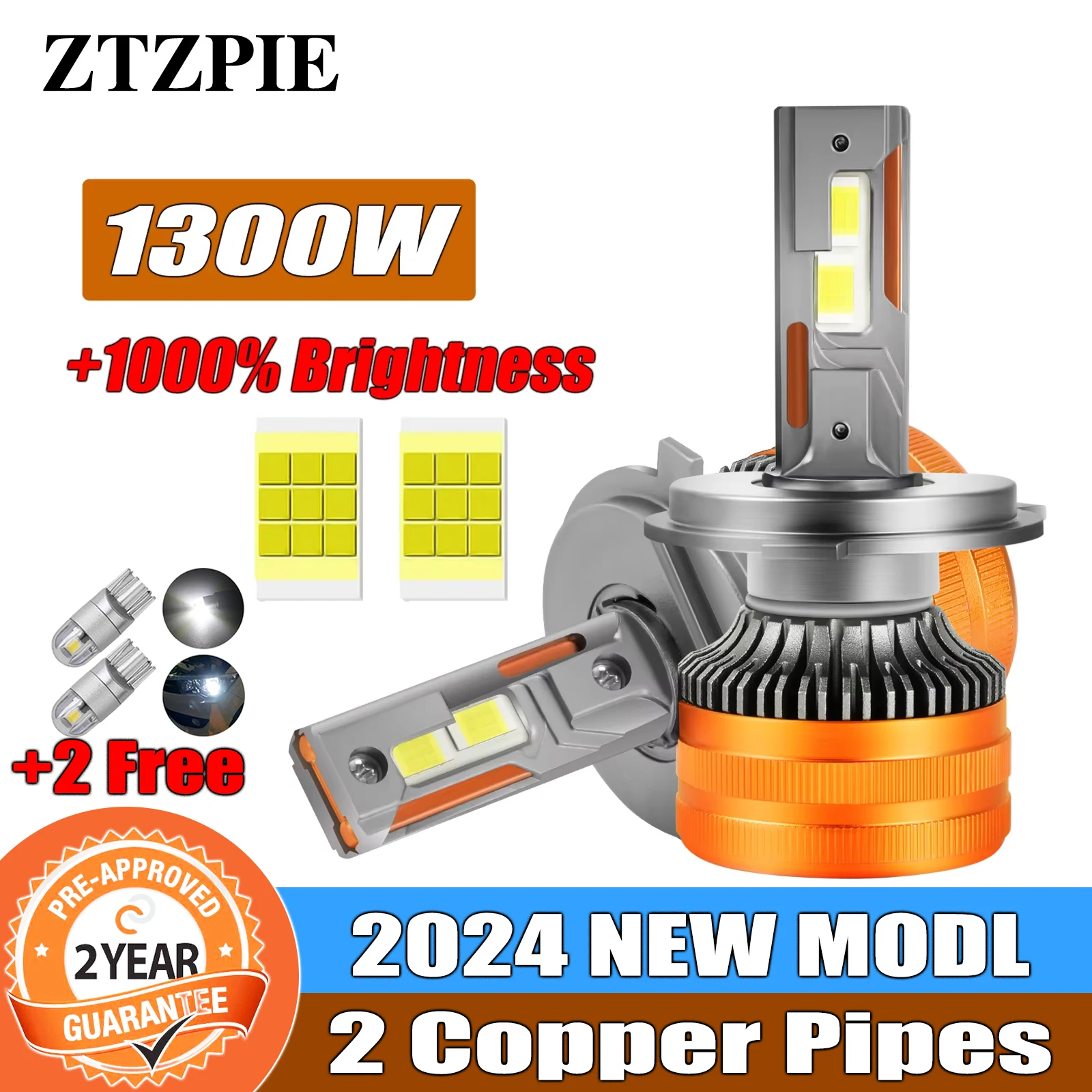 ZTZPIE Top Car Light H7 H11 LED Headlight K7C HB3 HB4 9005 9006 H1 H4 Bulbs Canbus Led Lamp CSP 7055 1300W 6500k 12V Fog Light
ZTZPIE Top Car Light H7 H11 LED Headlight K7C HB3 HB4 9005 9006 H1 H4 Bulbs Canbus Led Lamp CSP 7055 1300W 6500k 12V Fog Light