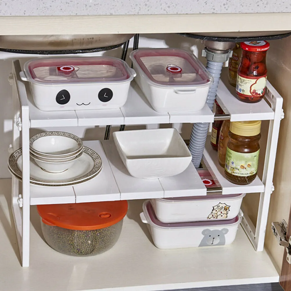 1Pcs Stainless Steel Storage Rack Space Saving Kitchen Under Sink Organizer Adjustable Removable Plastic Shelves Cabinet Shelf
1Pcs Stainless Steel Storage Rack Space Saving Kitchen Under Sink Organizer Adjustable Removable Plastic Shelves Cabinet Shelf