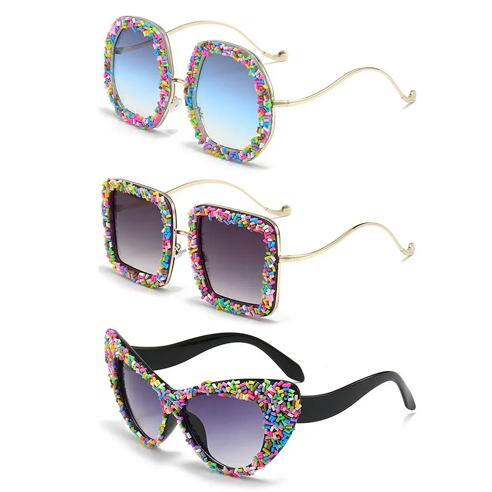 Funny UV400 Steampunk Sunglasses Colorful Aesthetic Sun Glasses Punk Shades for Photo Props Supplies
Funny UV400 Steampunk Sunglasses Colorful Aesthetic Sun Glasses Punk Shades for Photo Props Supplies