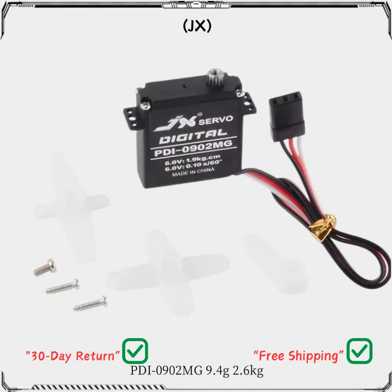 JX PDI-0902MG 9.4g 2.6kg High Torque Digital Standard Servo for RC Plane, Robot, Helicopter, Precision Control
JX PDI-0902MG 9.4g 2.6kg High Torque Digital Standard Servo for RC Plane, Robot, Helicopter, Precision Control