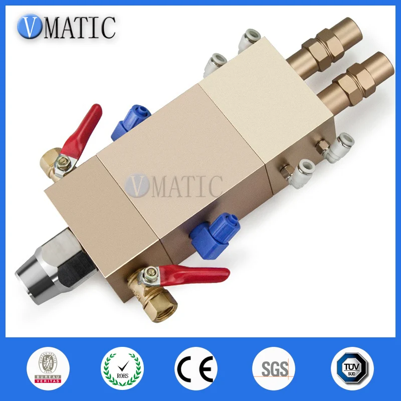 Free Shipping Dual Liquid Dispensing Valve Double Acting Suck Back Style Big Flow AB Two Component Glue Dispensing Valve
Free Shipping Dual Liquid Dispensing Valve Double Acting Suck Back Style Big Flow AB Two Component Glue Dispensing Valve