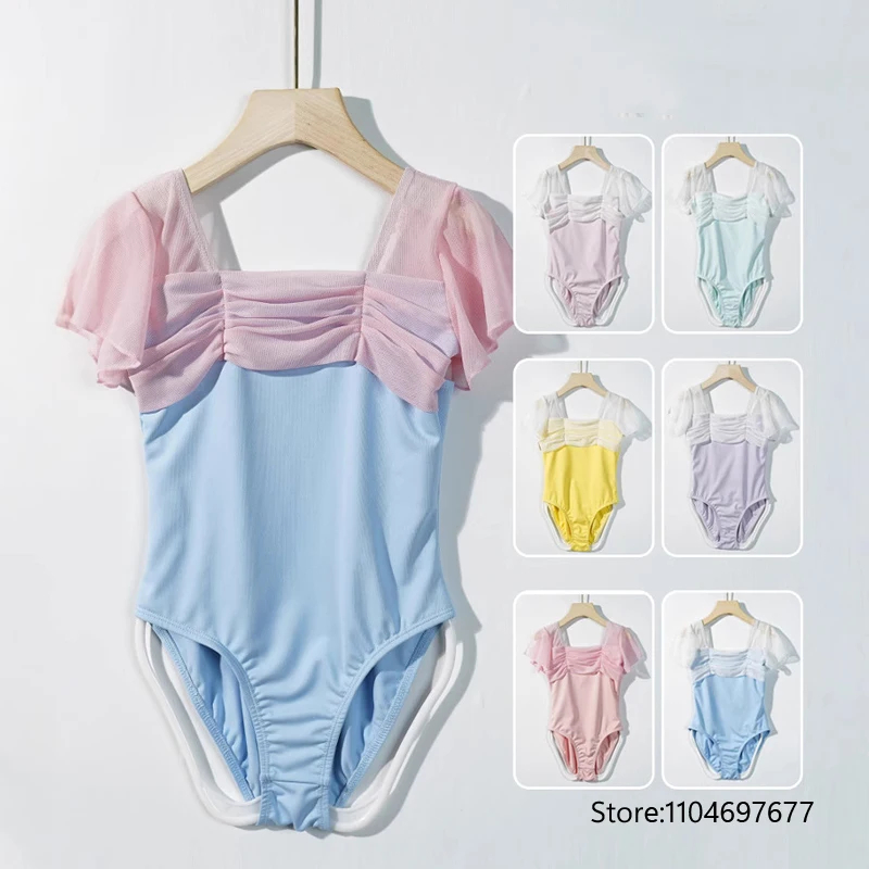 Children's Ballet Dancewear Ballet Performance Outfit Dancewear Spring/Summer Girls' Short-Sleeve Practice Leotard Dance Costume
Children's Ballet Dancewear Ballet Performance Outfit Dancewear Spring/Summer Girls' Short-Sleeve Practice Leotard Dance Costume