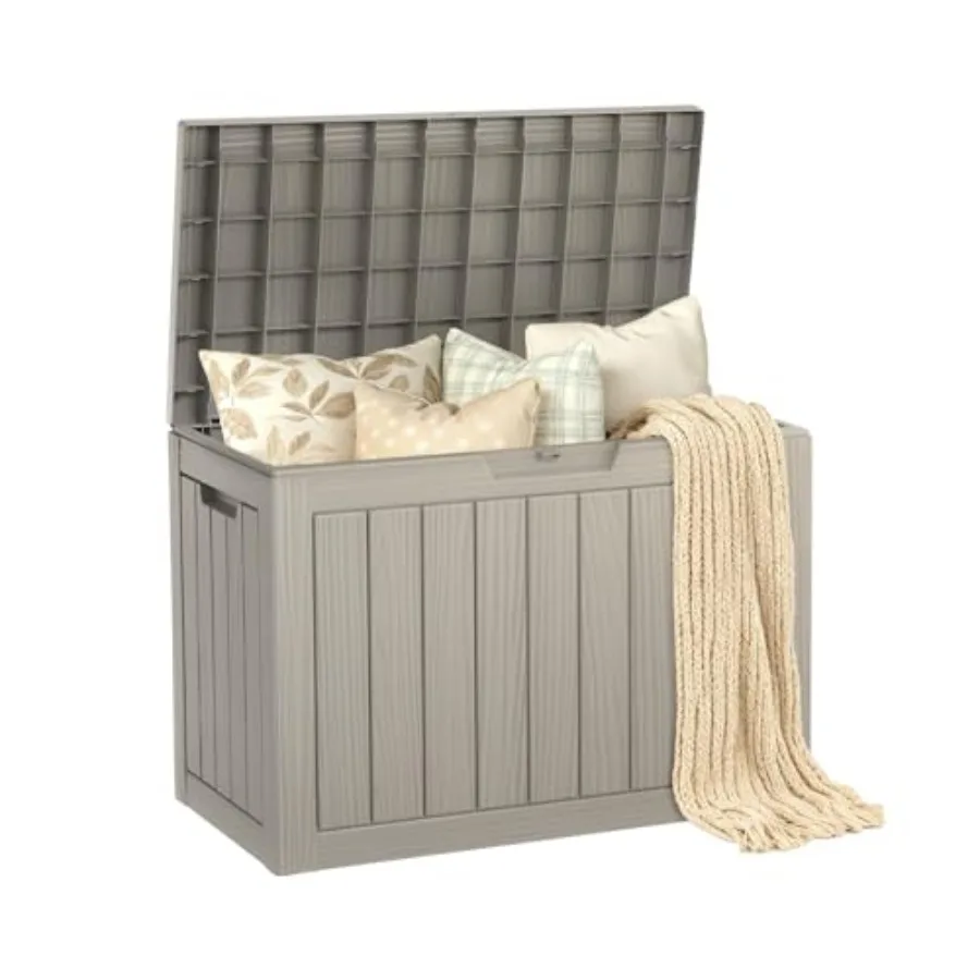 45 Gallon Deck Box Small Outdoor Storage Box Waterproof UV-Resistant Weatherproof Greige Resin Storage Bin for Outdoor Patio Fu
45 Gallon Deck Box Small Outdoor Storage Box Waterproof UV-Resistant Weatherproof Greige Resin Storage Bin for Outdoor Patio Fu