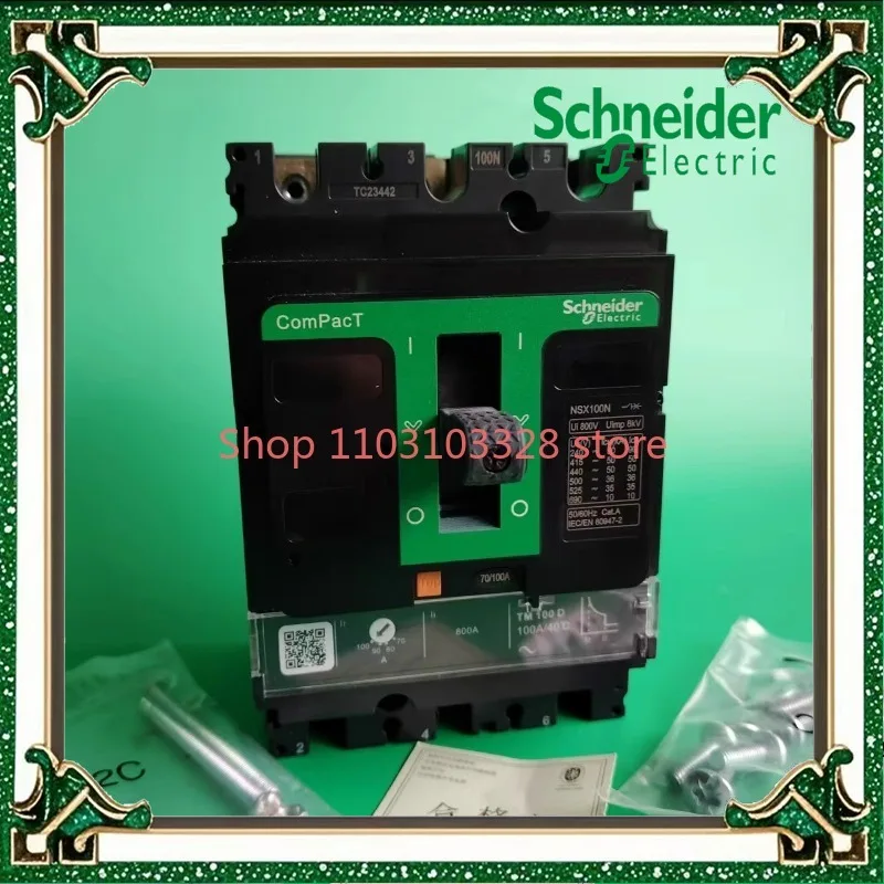 Original NSX fixed complete plastic case circuit breaker,4P Frame current 160A, 50kA C16N6TM080 C16N6TM100 C16N6TM125 C16N6TM160
Original NSX fixed complete plastic case circuit breaker,4P Frame current 160A, 50kA C16N6TM080 C16N6TM100 C16N6TM125 C16N6TM160