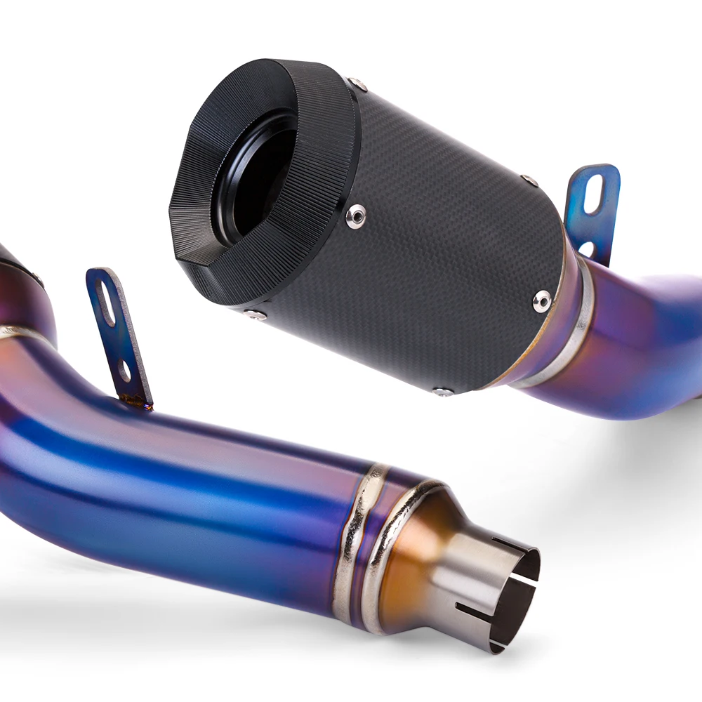 Motorcycle Exhaust Tail Pipe Titanium Alloy Carbon Fiber Muffler Connect Original Interface for Yamaha YZF R6 2017-2024
Motorcycle Exhaust Tail Pipe Titanium Alloy Carbon Fiber Muffler Connect Original Interface for Yamaha YZF R6 2017-2024