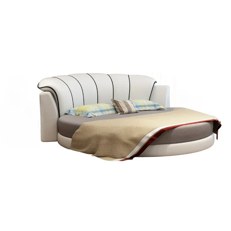 #Aesthetic Leather Luxury Double Bed Modern Loft Adult Queen Round Bed Frames Mattress Organizer Service Muebles Hotel Furniture
#Aesthetic Leather Luxury Double Bed Modern Loft Adult Queen Round Bed Frames Mattress Organizer Service Muebles Hotel Furniture