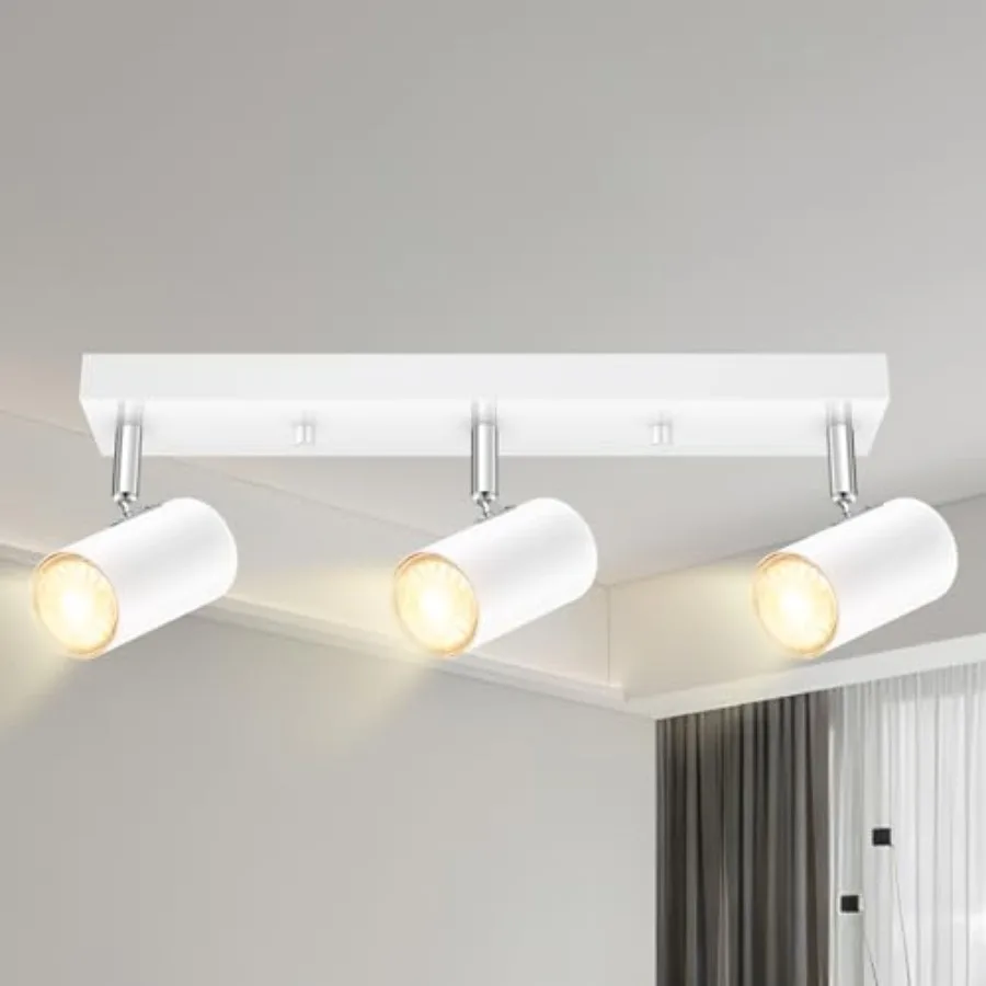 Plug in Track Lighting 3 Light Ceiling Lighting Kit 3 Way Modern Wall Spotlight 15 Feet Cord Flexibly Rotatable Complete Light
Plug in Track Lighting 3 Light Ceiling Lighting Kit 3 Way Modern Wall Spotlight 15 Feet Cord Flexibly Rotatable Complete Light