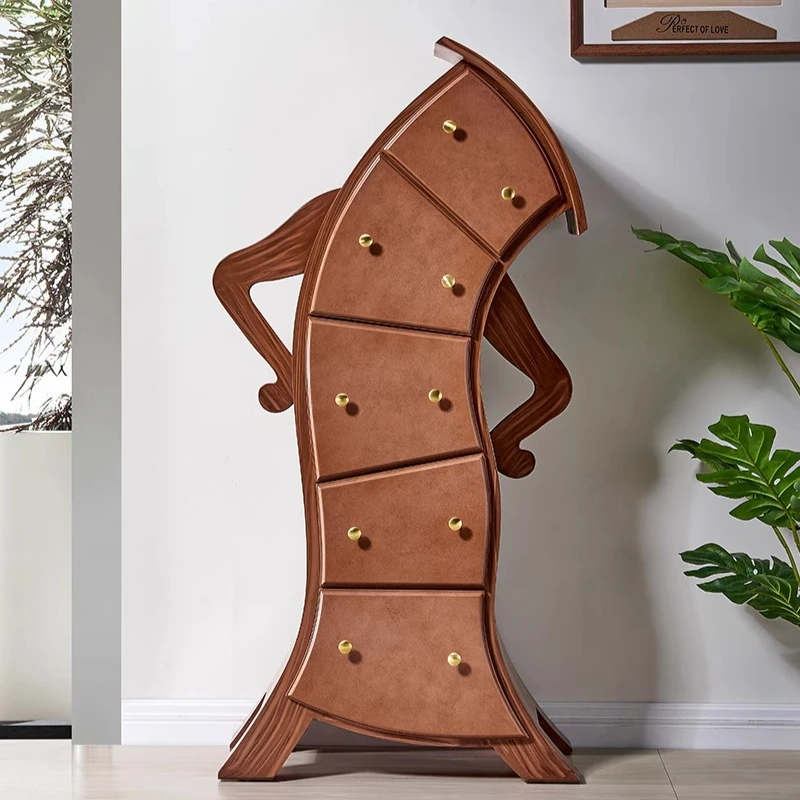 Creative waist chest of drawers Nordic bedroom storage cabinet Robot tilted head decorative cabinet American special-shaped
Creative waist chest of drawers Nordic bedroom storage cabinet Robot tilted head decorative cabinet American special-shaped