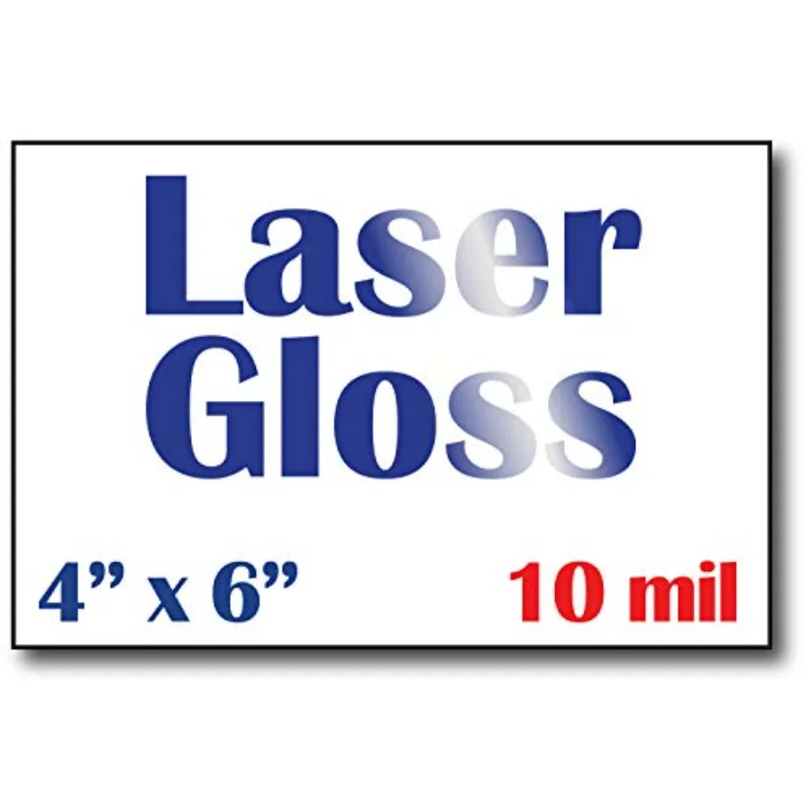 Glossy 4" X 6" Cardstock for Laser Printers - 50 Sheet Pack - High Gloss Invitation Photo Paper
Glossy 4" X 6" Cardstock for Laser Printers - 50 Sheet Pack - High Gloss Invitation Photo Paper