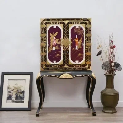 Новая перегородка из вяза в китайском стиле, золотая перегородка у стены, длинный узкий стол, входной шкаф, роскошная консоль из массива дерева
Новая перегородка из вяза в китайском стиле, золотая перегородка у стены, длинный узкий стол, входной шкаф, роскошная консоль из массива дерева