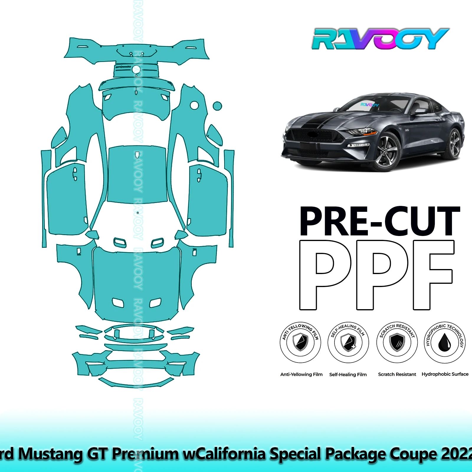 Полный автомобиль для Ford Mustang GT Premium wCalifornia Специальная упаковка 2022-2023 гг.
Полный автомобиль для Ford Mustang GT Premium wCalifornia Специальная упаковка 2022-2023 гг.