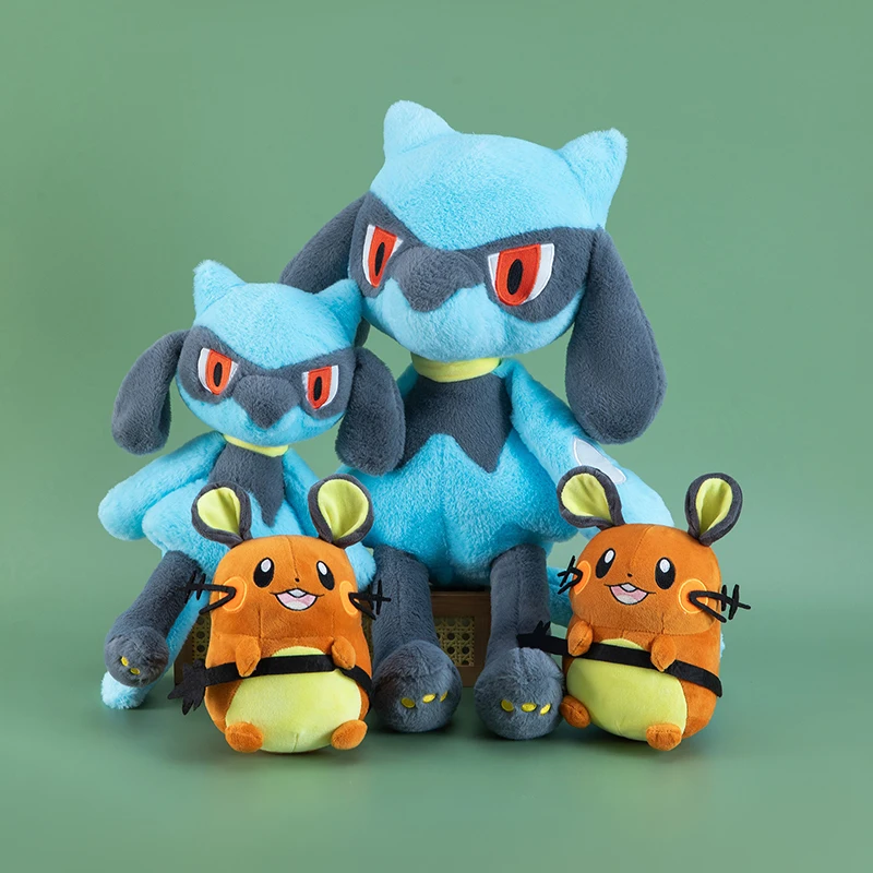 Pokemon Large Size Riolu & Dedenne Plush Toys Set, Soft Stuffed Riolu and Dedenne Dolls for Fans & Kids Children's Birthday Gift
Pokemon Large Size Riolu & Dedenne Plush Toys Set, Soft Stuffed Riolu and Dedenne Dolls for Fans & Kids Children's Birthday Gift