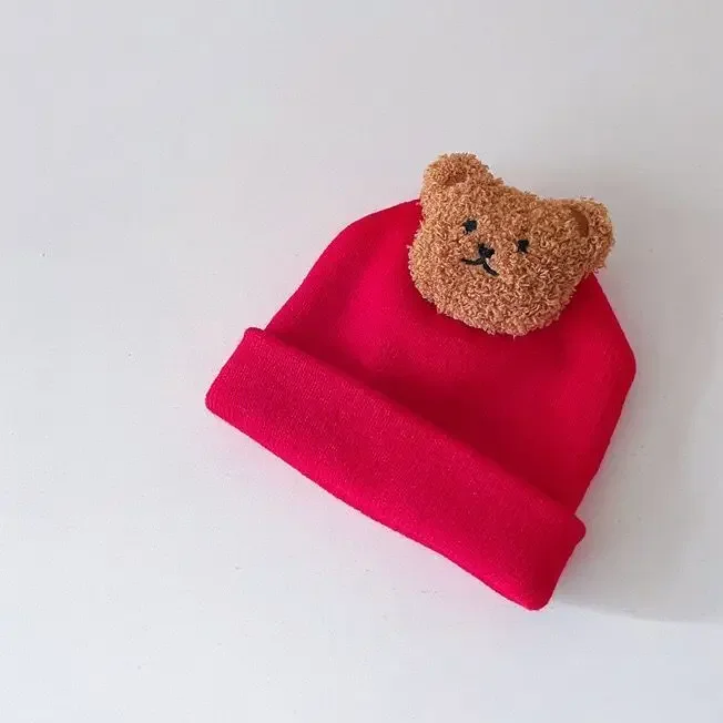 Baby Knitted Hat Autumn Winter Cute Bear 1-2 Year Old Male Baby Simple Children's Warm Knitted Hat Gift Red
Baby Knitted Hat Autumn Winter Cute Bear 1-2 Year Old Male Baby Simple Children's Warm Knitted Hat Gift Red