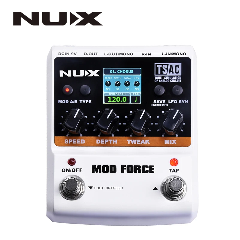 NUX TIME Force DRIVE FORCE AMP FORCE Multi Modulation Effects Dual Engine with Series
NUX TIME Force DRIVE FORCE AMP FORCE Multi Modulation Effects Dual Engine with Series