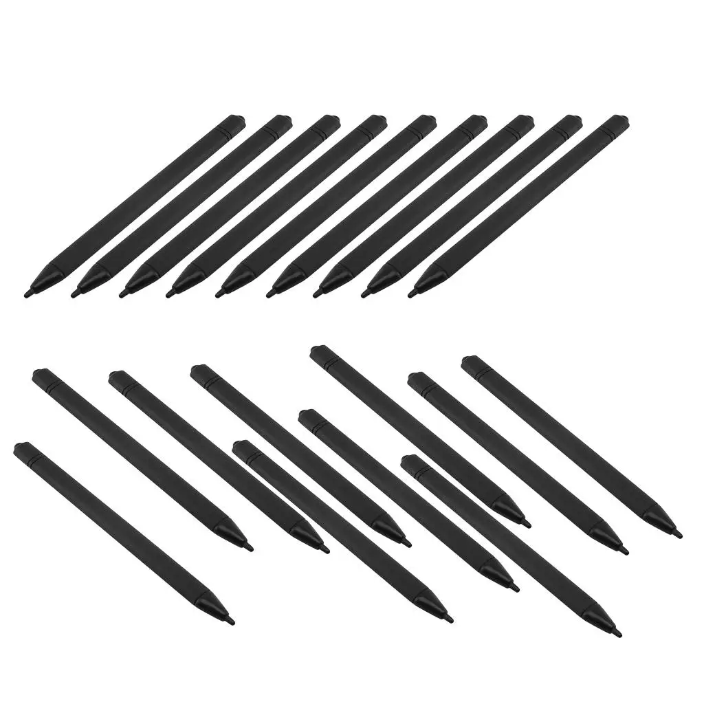 Durable Replacement Stylus Pen for LCD Writing Tablet Board Black Plastic Drawing Accessory Essential for Note Pad