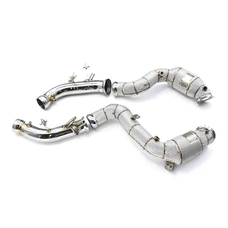 OEM Catted Downpipe For Mercedes-Benz AMG GT63/GT63S 4.0TT 2019+High Flow Exhaust Pipes With Heat Shield
OEM Catted Downpipe For Mercedes-Benz AMG GT63/GT63S 4.0TT 2019+High Flow Exhaust Pipes With Heat Shield