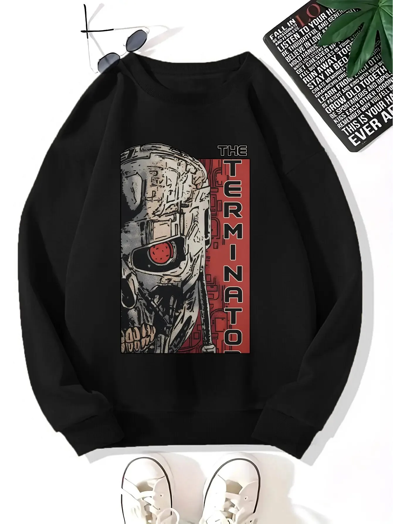 Мужская толстовка с рисунком в стиле Терминатора «THE TERMINATOR» с принтом, мягкая повседневная толстовка с длинными рукавами на осень/зиму
Мужская толстовка с рисунком в стиле Терминатора «THE TERMINATOR» с принтом, мягкая повседневная толстовка с длинными рукавами на осень/зиму