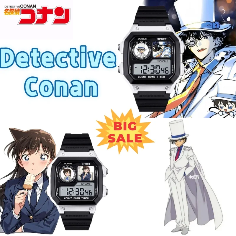 Детектив Конан Хайbara, крепящий фантомный злой, ребенок Маори Ленд, аниме, одинаковые часы для мальчиков и девочек, студенческие часы для пары, праздничный подарок 
Детектив Конан Хайbara, крепящий фантомный злой, ребенок Маори Ленд, аниме, одинаковые часы для мальчиков и девочек, студенческие часы для пары, праздничный подарок