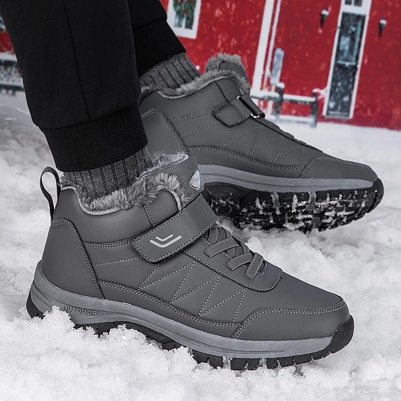 Thickened Inner Cotton Snow Boots High Top Men Women Outdoor Leisure Shoes Comfortable Walking Shoes for Elderly Mothers
Thickened Inner Cotton Snow Boots High Top Men Women Outdoor Leisure Shoes Comfortable Walking Shoes for Elderly Mothers