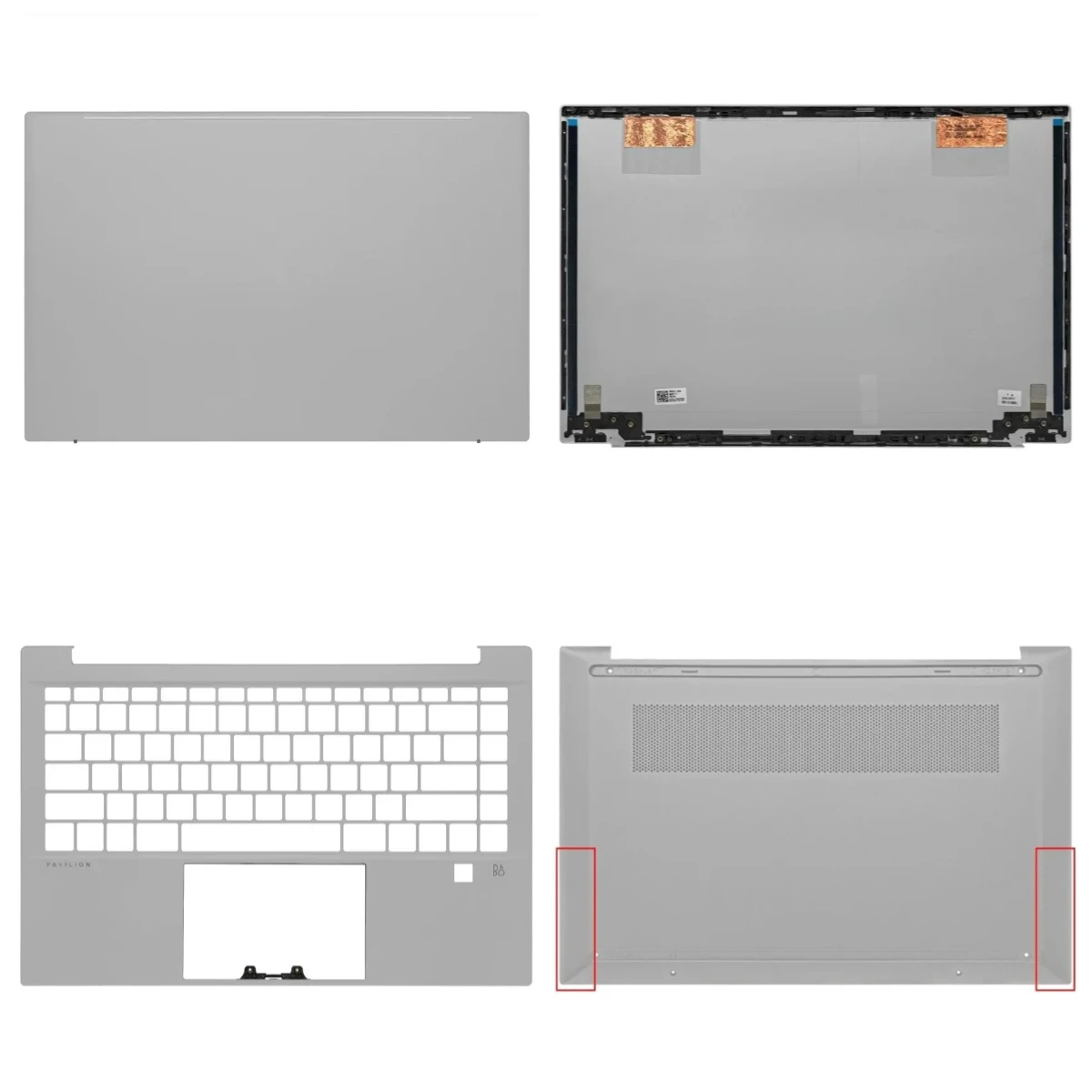Suitable for Pavilion TPN-Q244 Star 14 14-DV G7G laptop LCD screen back cover, front panel, palm rest, hinge bottom shell ABCD
Suitable for Pavilion TPN-Q244 Star 14 14-DV G7G laptop LCD screen back cover, front panel, palm rest, hinge bottom shell ABCD