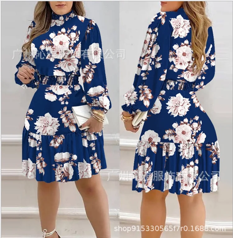2023 Fashion New Floral Print Lantern Sleeve Smoke Pleated Ruffled Skirt Dress Summer Casual Female Clothing Outfits
2023 Fashion New Floral Print Lantern Sleeve Smoke Pleated Ruffled Skirt Dress Summer Casual Female Clothing Outfits