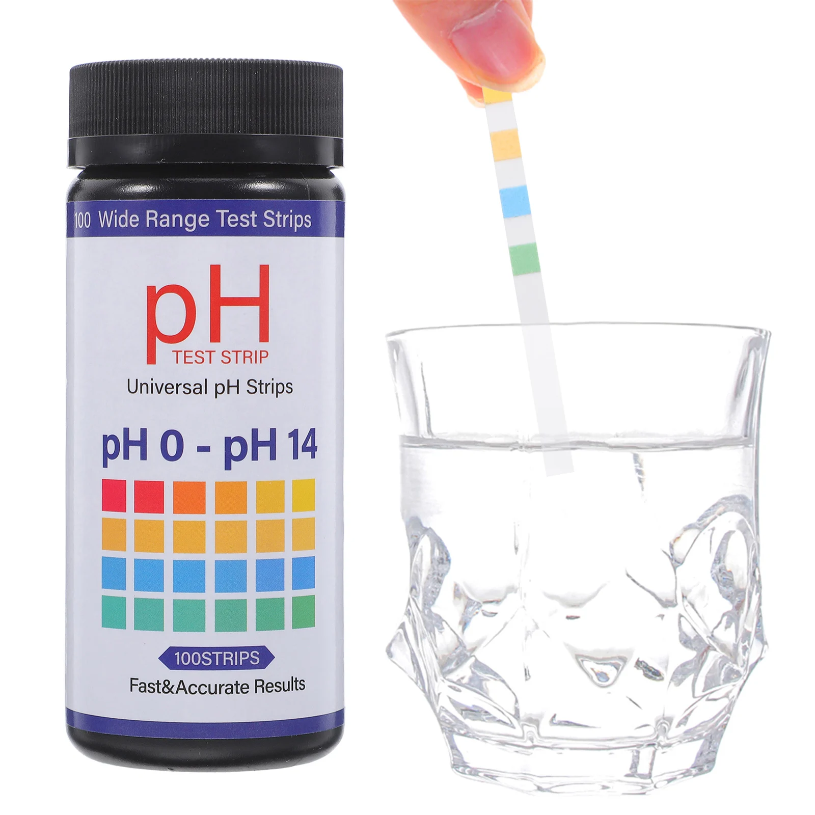 100pcs PH Test Paper Strips Liquid Tester Drinking Water Labs Soil Aquarium Pool 0-14Wide Range Change Portable
100pcs PH Test Paper Strips Liquid Tester Drinking Water Labs Soil Aquarium Pool 0-14Wide Range Change Portable