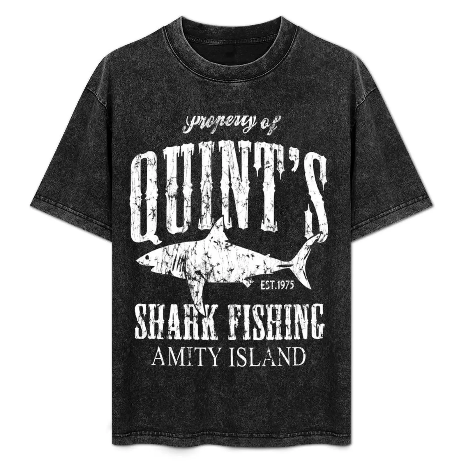 Quints Shark Fishing Amity Island T-Shirt Big Size Simple T-Shirt
Quints Shark Fishing Amity Island T-Shirt Big Size Simple T-Shirt