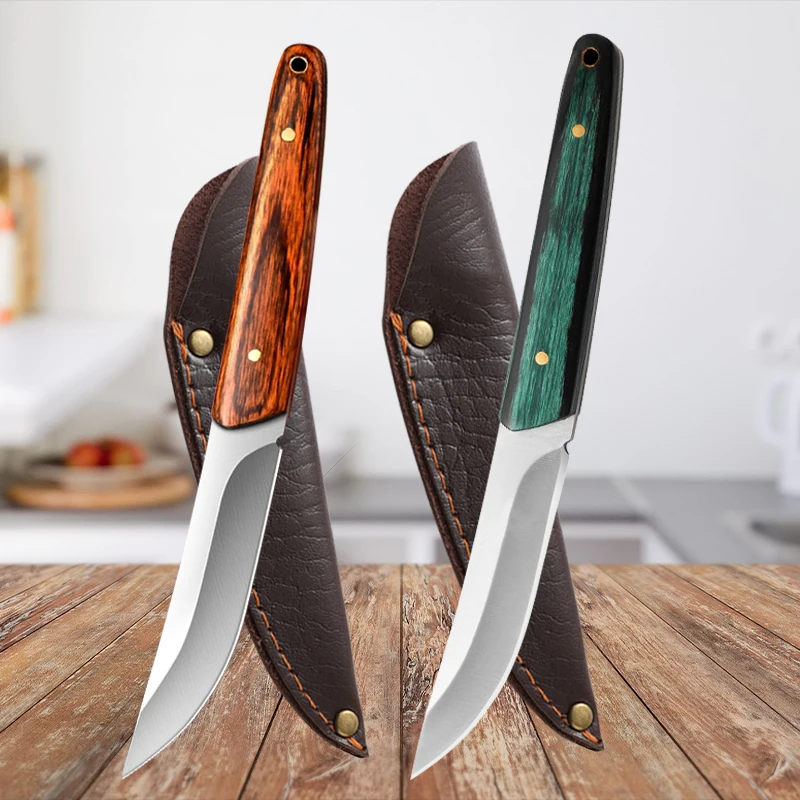 Boning Knife Meat Cutting Fruit Knives Wooden Handle Hnadmade Forge Knife Multifunctional Kitchen Knife with Knives Cover
Boning Knife Meat Cutting Fruit Knives Wooden Handle Hnadmade Forge Knife Multifunctional Kitchen Knife with Knives Cover