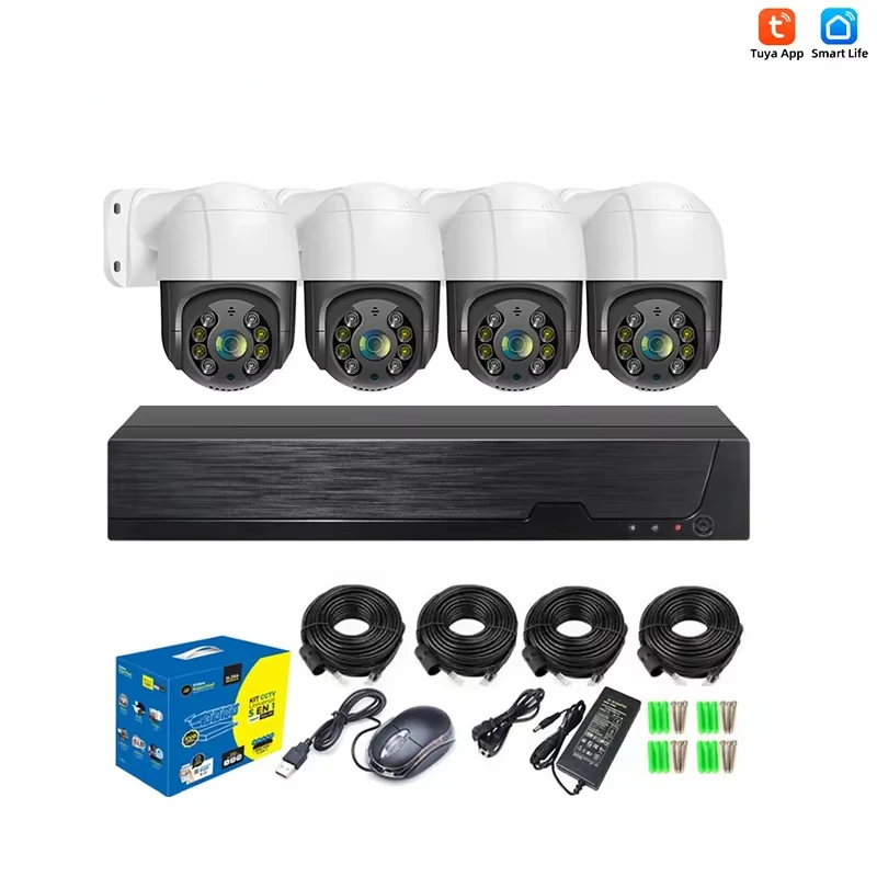 Saikiot NVR POE Kit Tuya POE PTZ Camera CCTV Security System Outdoor Waterproof 5MP 4X Zoom Tuya Smart CCTV NVR PTZ Camera Kit
Saikiot NVR POE Kit Tuya POE PTZ Camera CCTV Security System Outdoor Waterproof 5MP 4X Zoom Tuya Smart CCTV NVR PTZ Camera Kit
