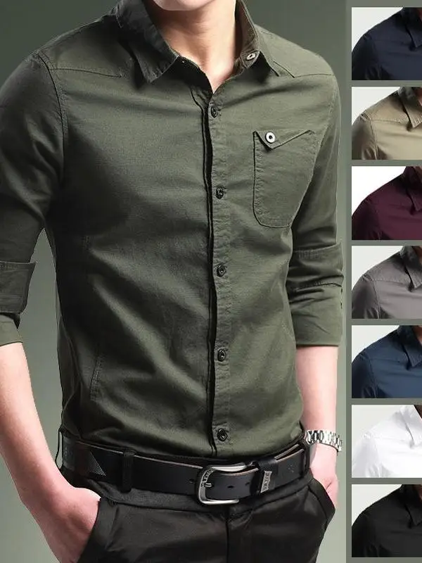 Men's Autumn Winter Large Size Long SVE Shirt Casual Blouse Standard Fit PU Leather Inner Collar Nine Sleeve Citywalk
Men's Autumn Winter Large Size Long SVE Shirt Casual Blouse Standard Fit PU Leather Inner Collar Nine Sleeve Citywalk