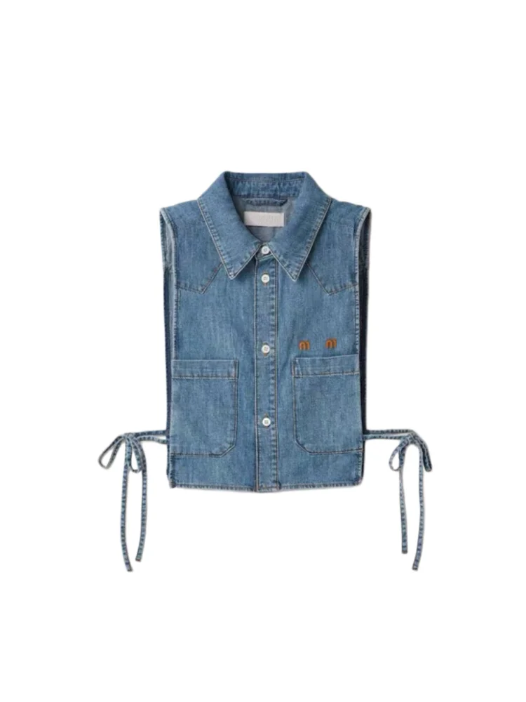 Summer 2026 New Style South Oil Fashion Embroidered Letter Neck Denim Vest Sleeveless Jacket Women's Fashion Cotton Jean...
Summer 2026 New Style South Oil Fashion Embroidered Letter Neck Denim Vest Sleeveless Jacket Women's Fashion Cotton Jean...