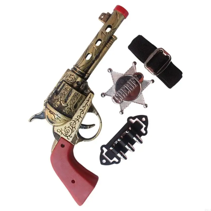 68UA Children's Western Cowboy Polices Toy Set,Toy Pistols,Sheriff Badge,Bullets,Belt
68UA Children's Western Cowboy Polices Toy Set,Toy Pistols,Sheriff Badge,Bullets,Belt
