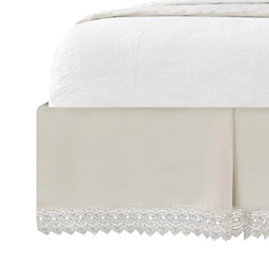 Narina Collecn Lace Bed kirt 1inch Drop, 100 Thread Count Egyan ty, ophited Deign for a nta - Eay Care and Wrinkle Reitant, Cal
Narina Collecn Lace Bed kirt 1inch Drop, 100 Thread Count Egyan ty, ophited Deign for a nta - Eay Care and Wrinkle Reitant, Cal