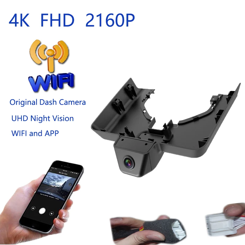 4K Plug And Play Car Video Recorder Wifi DVR Dash Camera For Hongqi E-QM5 EQM5 2021 2022 2023 EH7 2024 Dashcam Black Box
4K Plug And Play Car Video Recorder Wifi DVR Dash Camera For Hongqi E-QM5 EQM5 2021 2022 2023 EH7 2024 Dashcam Black Box